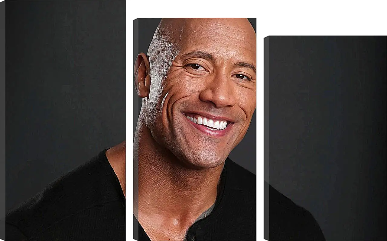 Модульная картина - Dwayne Douglas Johnson. Дуэйн Джонсон (Скала)