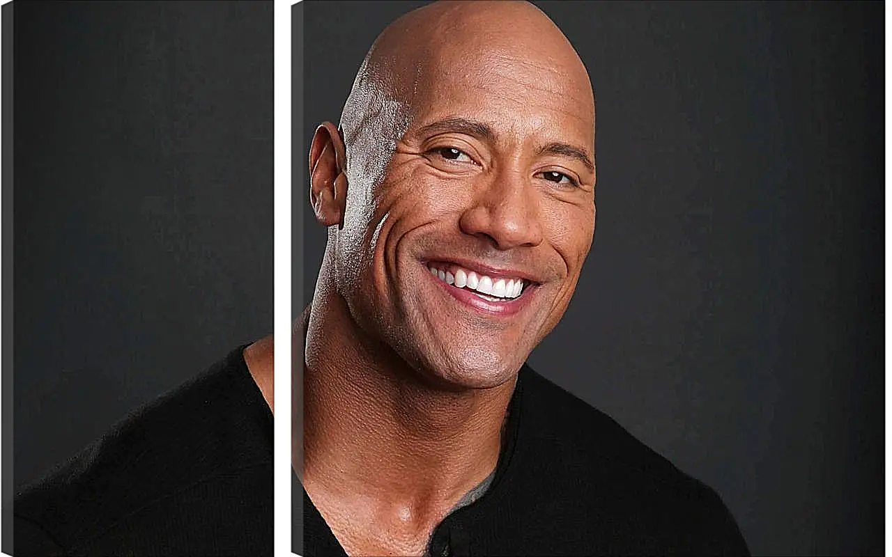 Модульная картина - Dwayne Douglas Johnson. Дуэйн Джонсон (Скала)