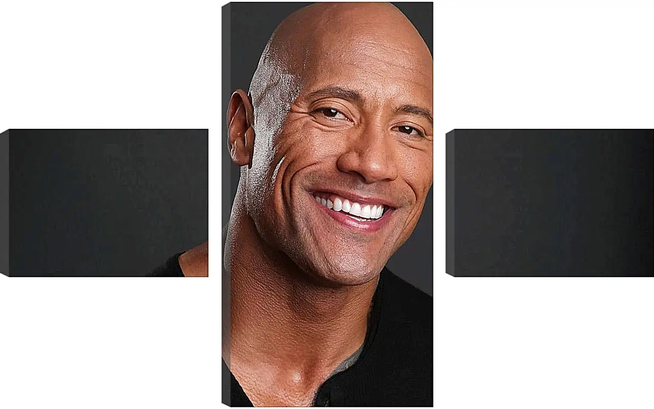 Модульная картина - Dwayne Douglas Johnson. Дуэйн Джонсон (Скала)