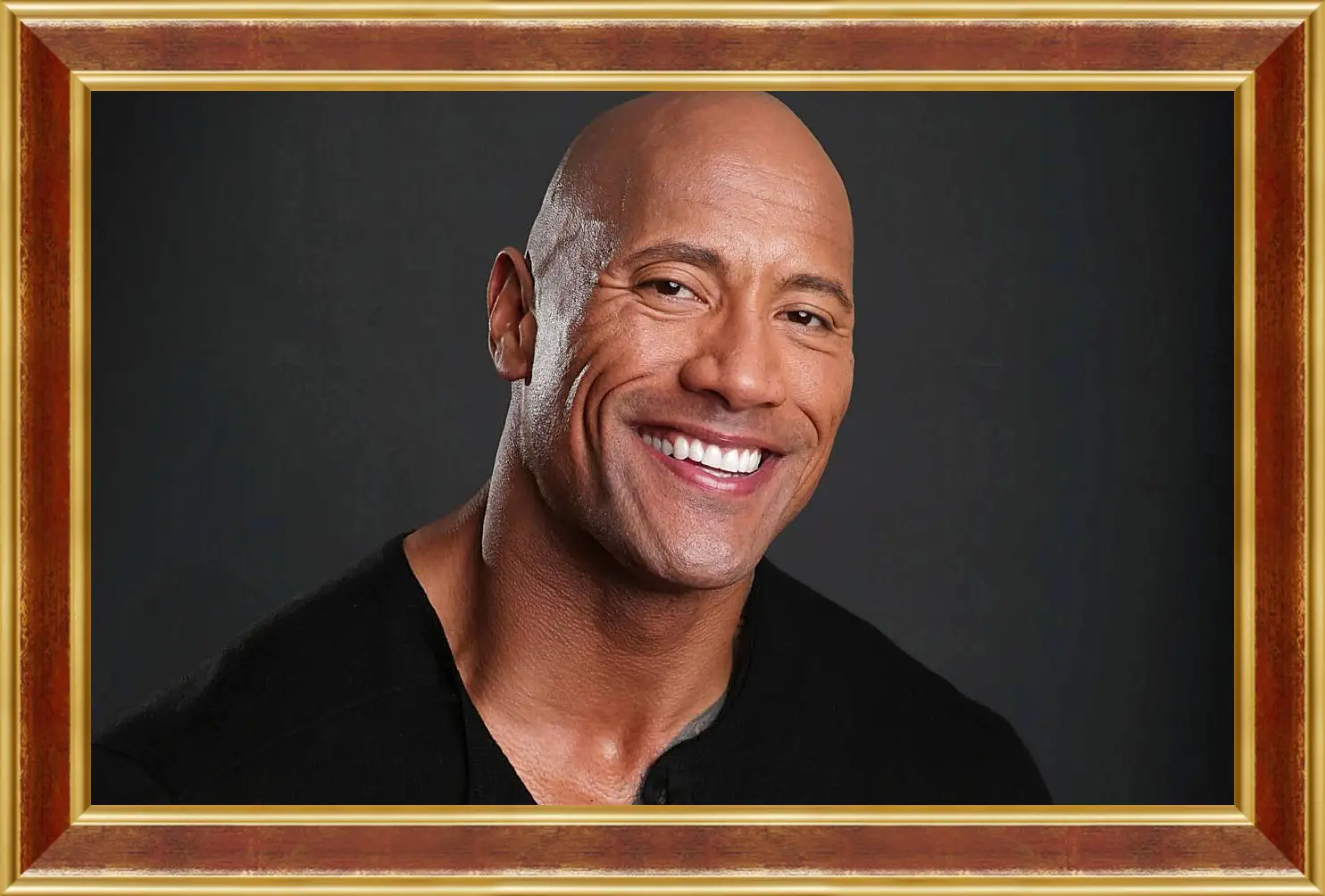 Картина в раме - Dwayne Douglas Johnson. Дуэйн Джонсон (Скала)