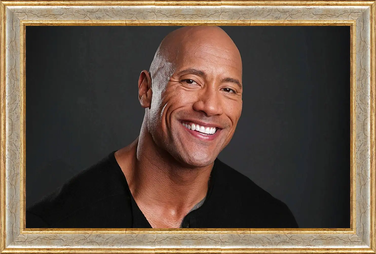 Картина в раме - Dwayne Douglas Johnson. Дуэйн Джонсон (Скала)