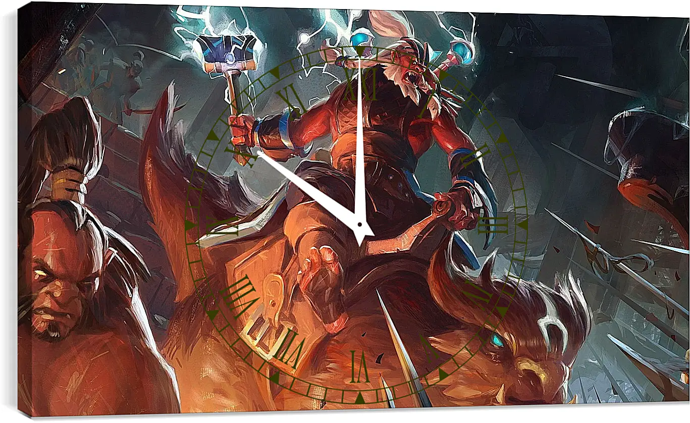 Часы картина - DotA 2