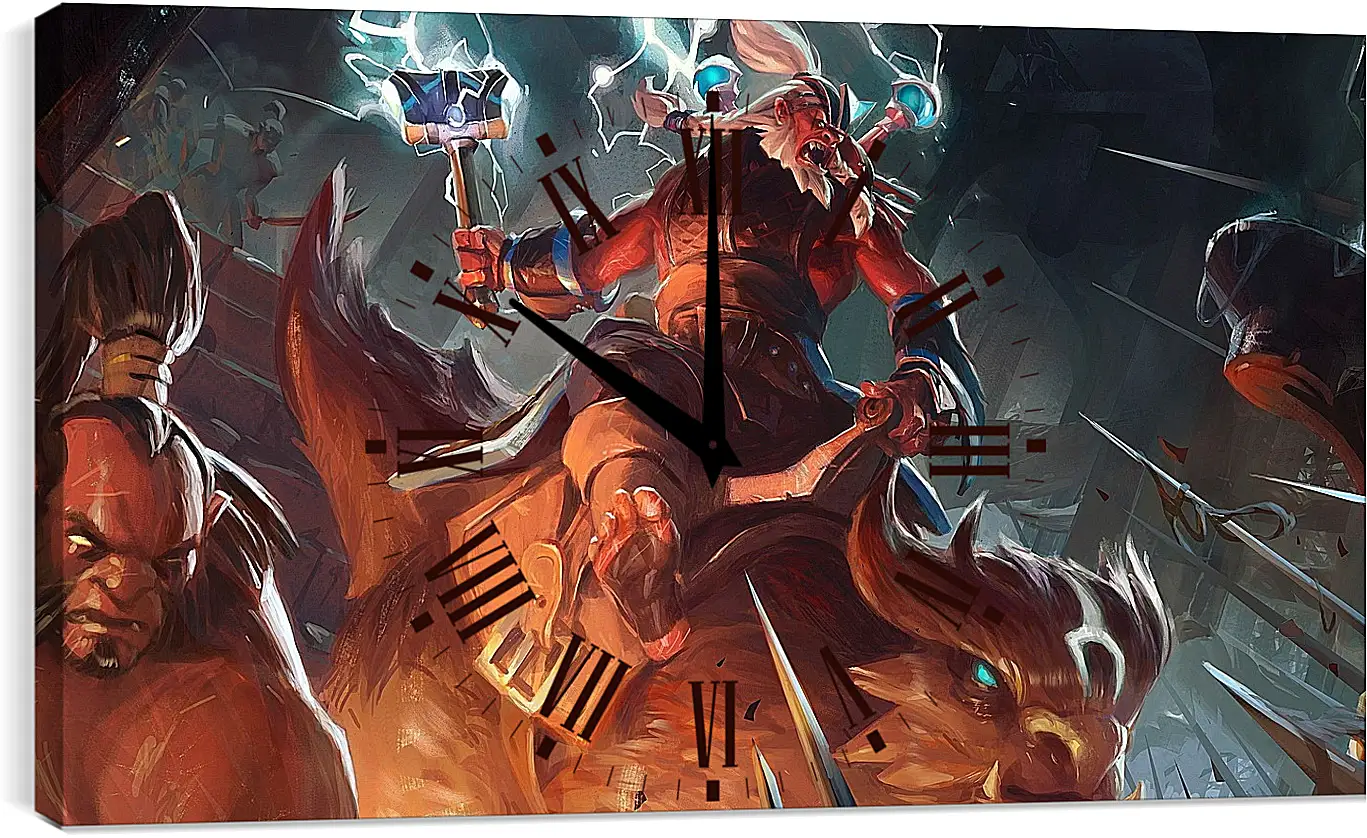 Часы картина - DotA 2