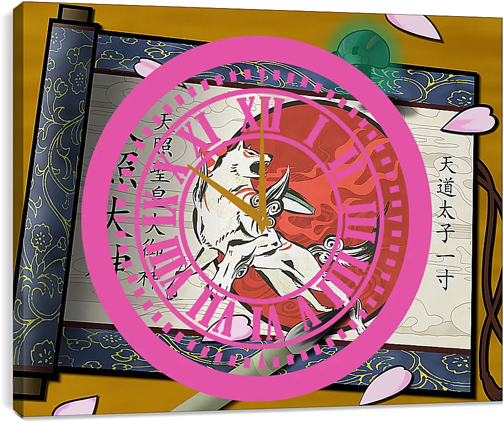 Часы картина - Ōkami

