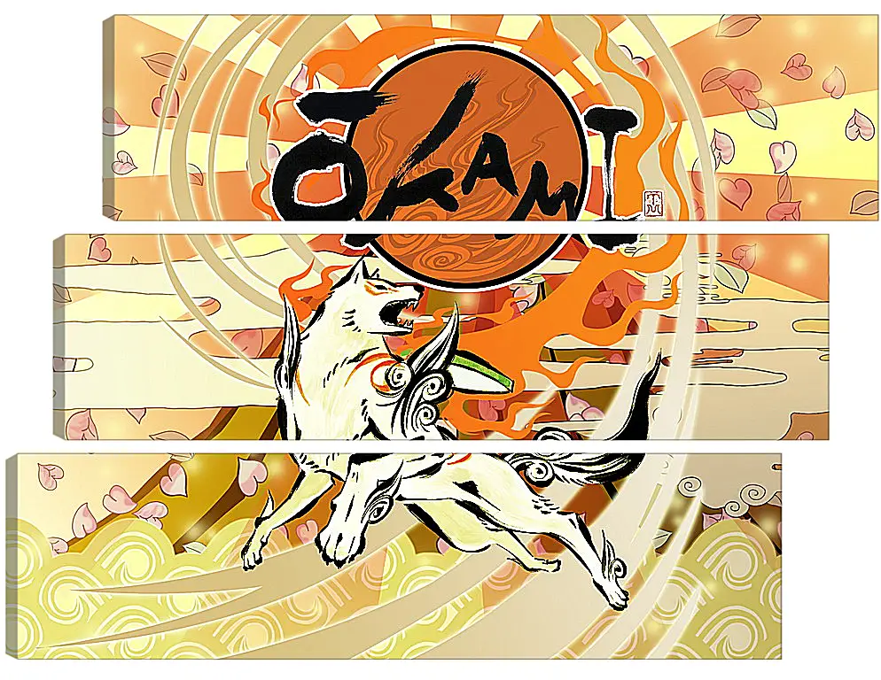 Модульная картина - Ōkami
