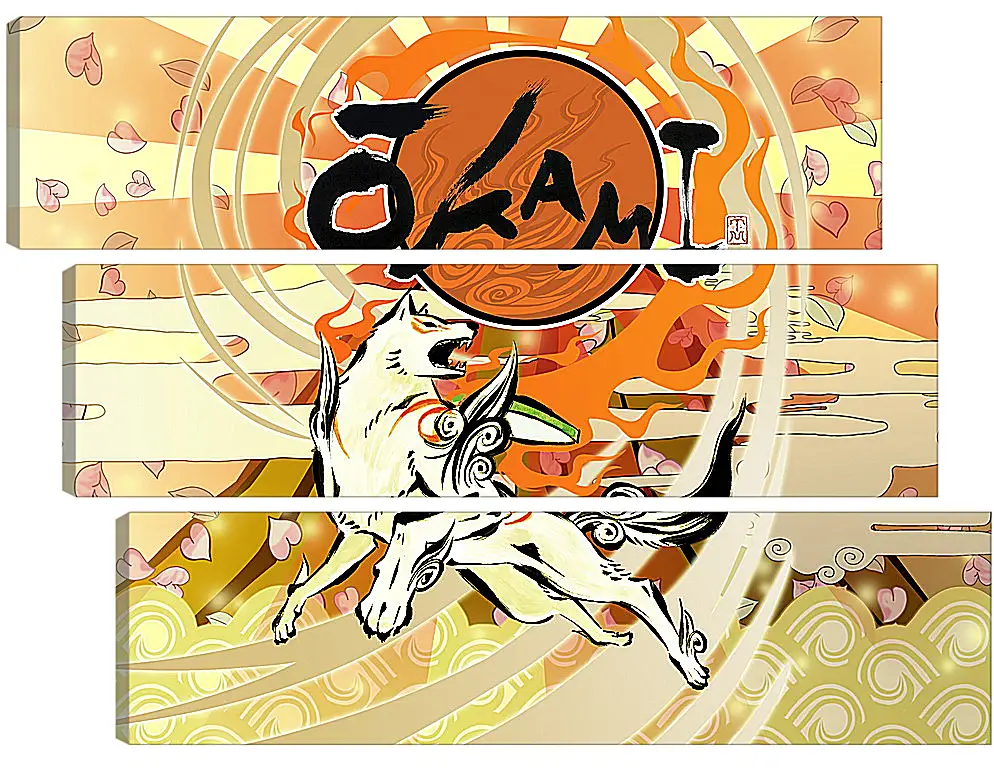 Модульная картина - Ōkami
