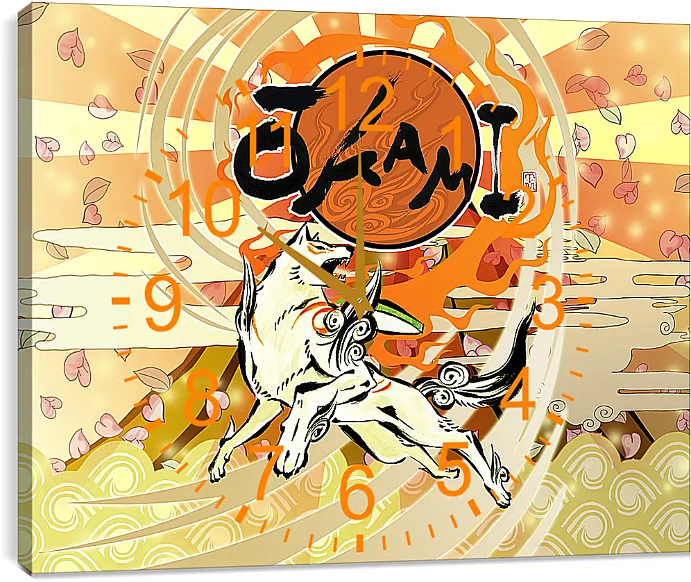Часы картина - Ōkami
