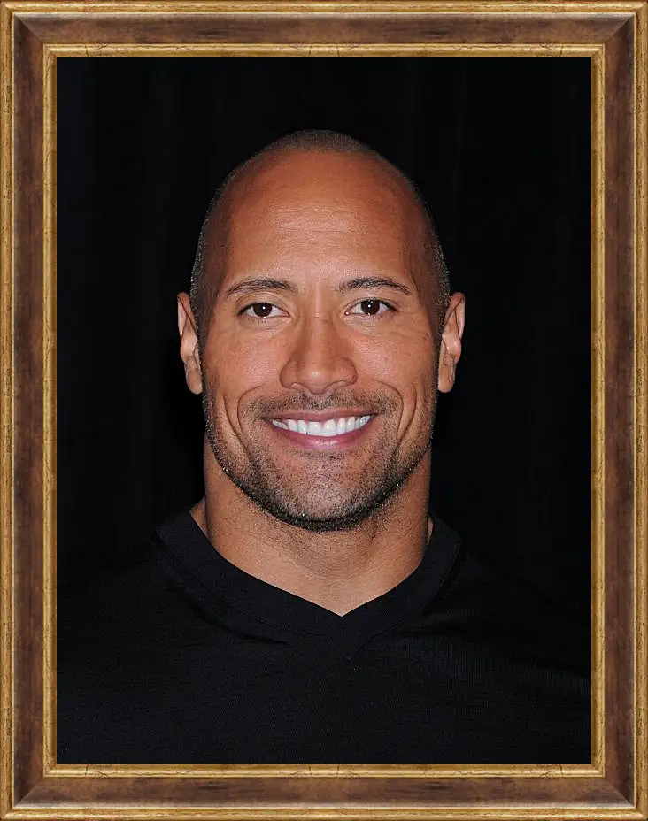 Картина в раме - Dwayne Douglas Johnson. Дуэйн Джонсон (Скала)