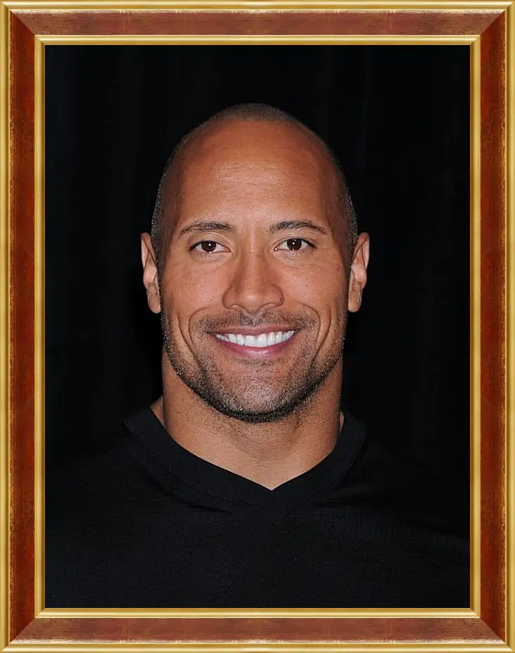 Картина в раме - Dwayne Douglas Johnson. Дуэйн Джонсон (Скала)