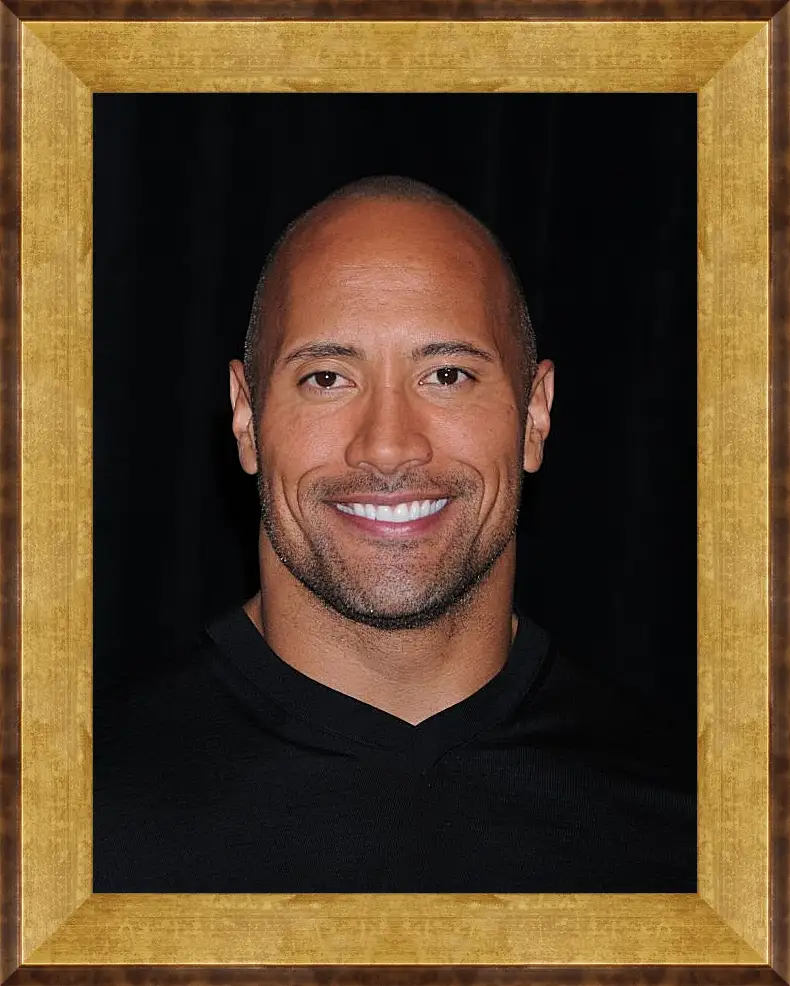 Картина в раме - Dwayne Douglas Johnson. Дуэйн Джонсон (Скала)