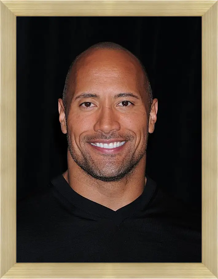 Картина в раме - Dwayne Douglas Johnson. Дуэйн Джонсон (Скала)