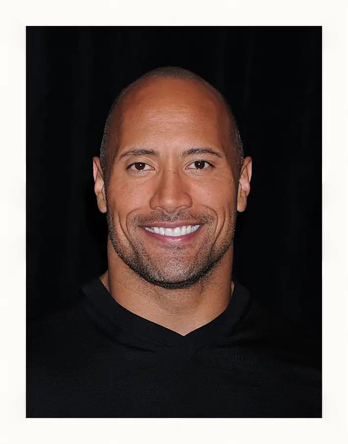 Картина в раме - Dwayne Douglas Johnson. Дуэйн Джонсон (Скала)