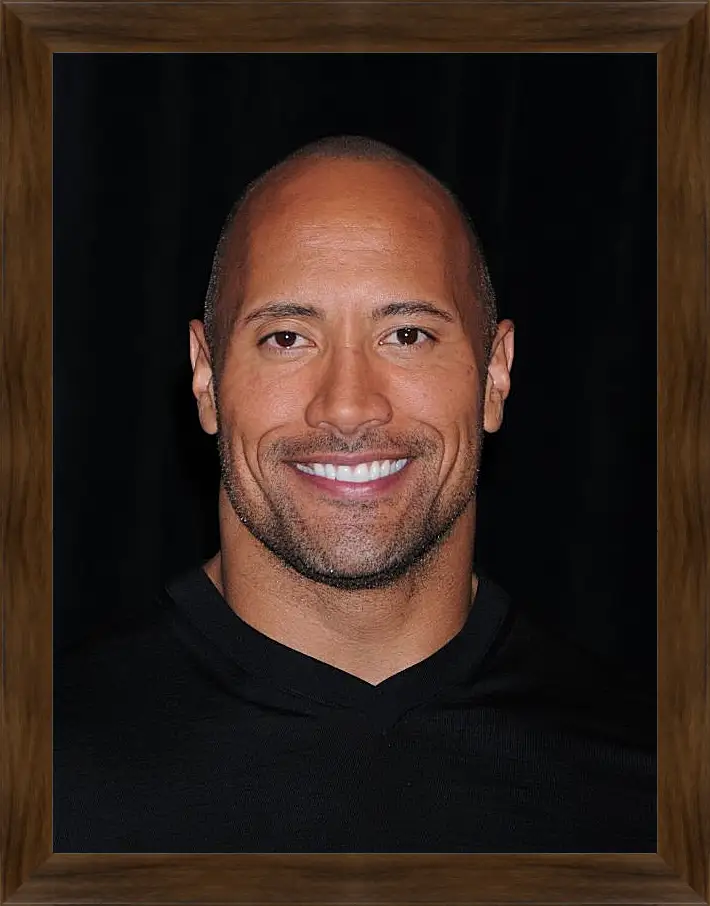 Картина в раме - Dwayne Douglas Johnson. Дуэйн Джонсон (Скала)