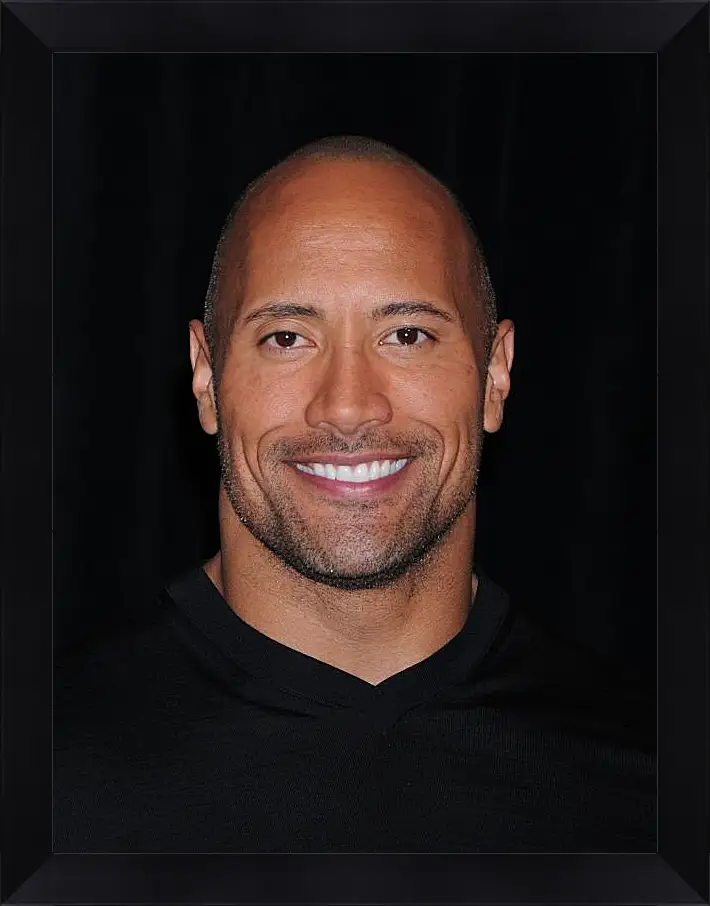 Картина в раме - Dwayne Douglas Johnson. Дуэйн Джонсон (Скала)