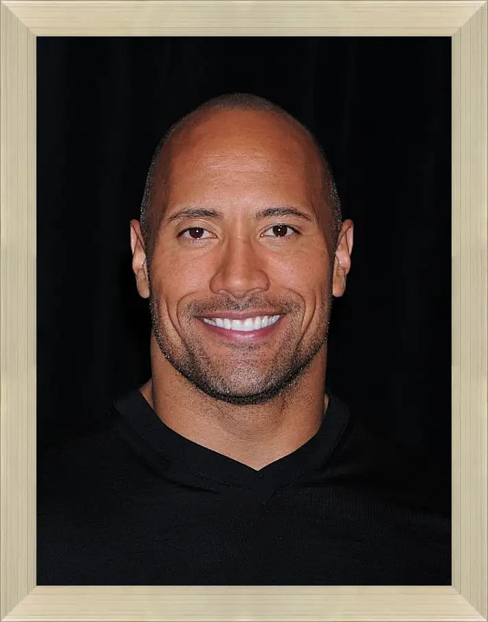 Картина в раме - Dwayne Douglas Johnson. Дуэйн Джонсон (Скала)