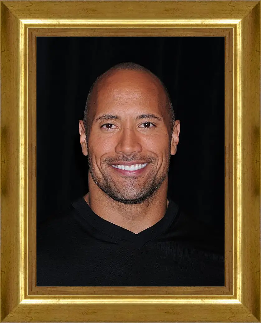 Картина в раме - Dwayne Douglas Johnson. Дуэйн Джонсон (Скала)