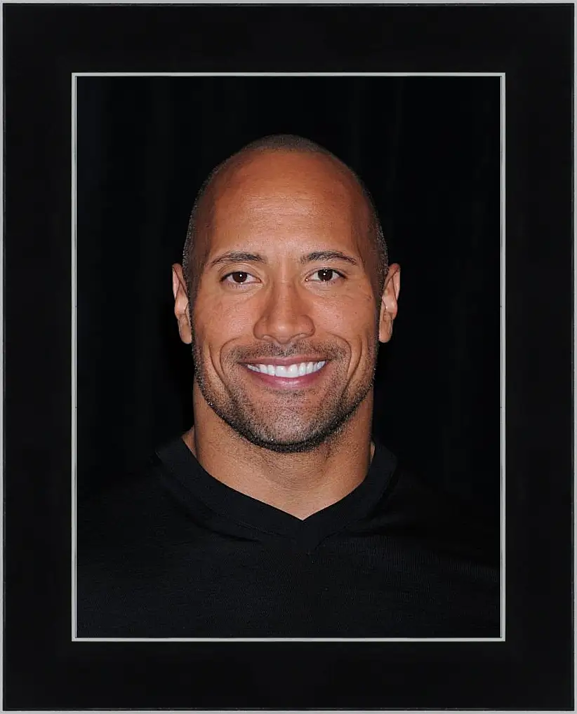 Картина в раме - Dwayne Douglas Johnson. Дуэйн Джонсон (Скала)