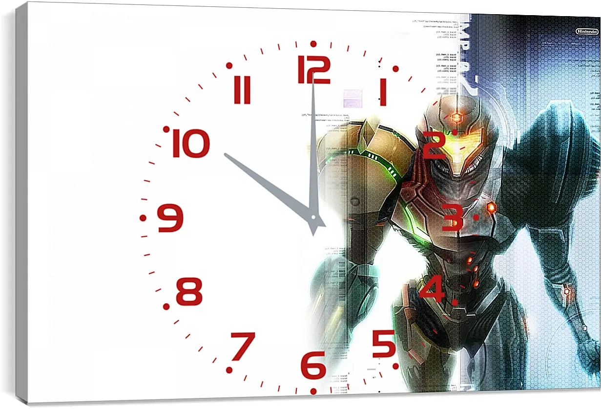Часы картина - Metroid
