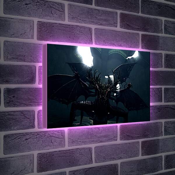 Лайтбокс световая панель - Dark Souls
