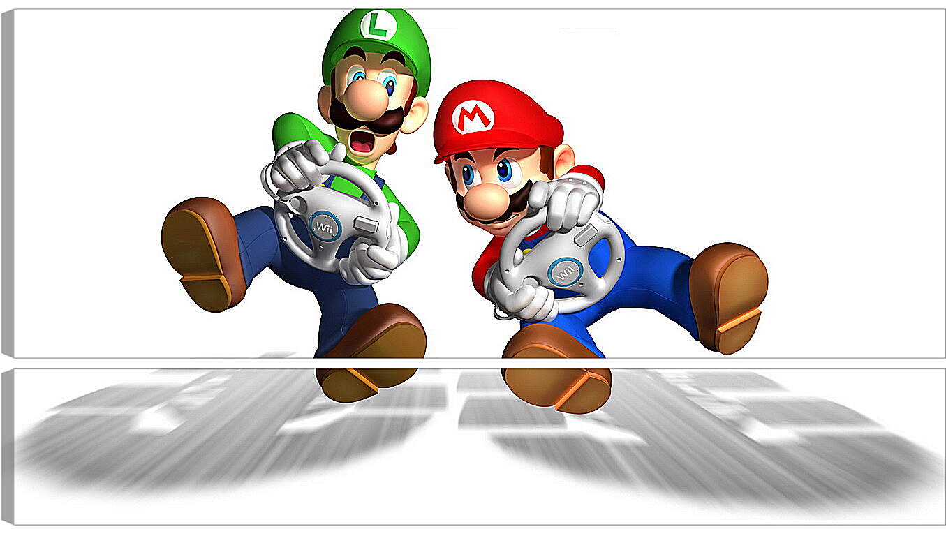 Модульная картина - Mario Kart Wii
