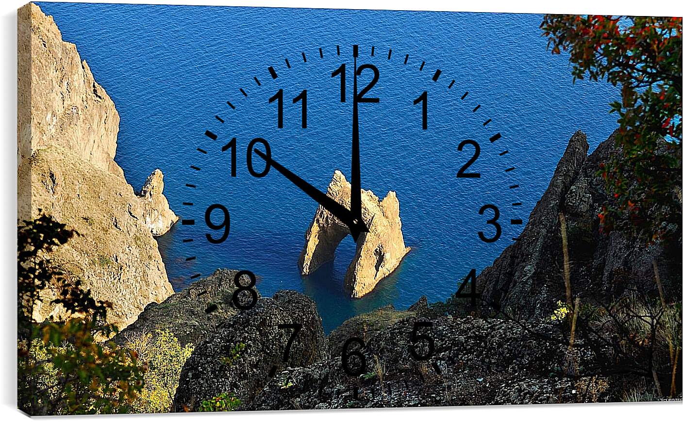 Часы картина - Золотые Ворота. Крым