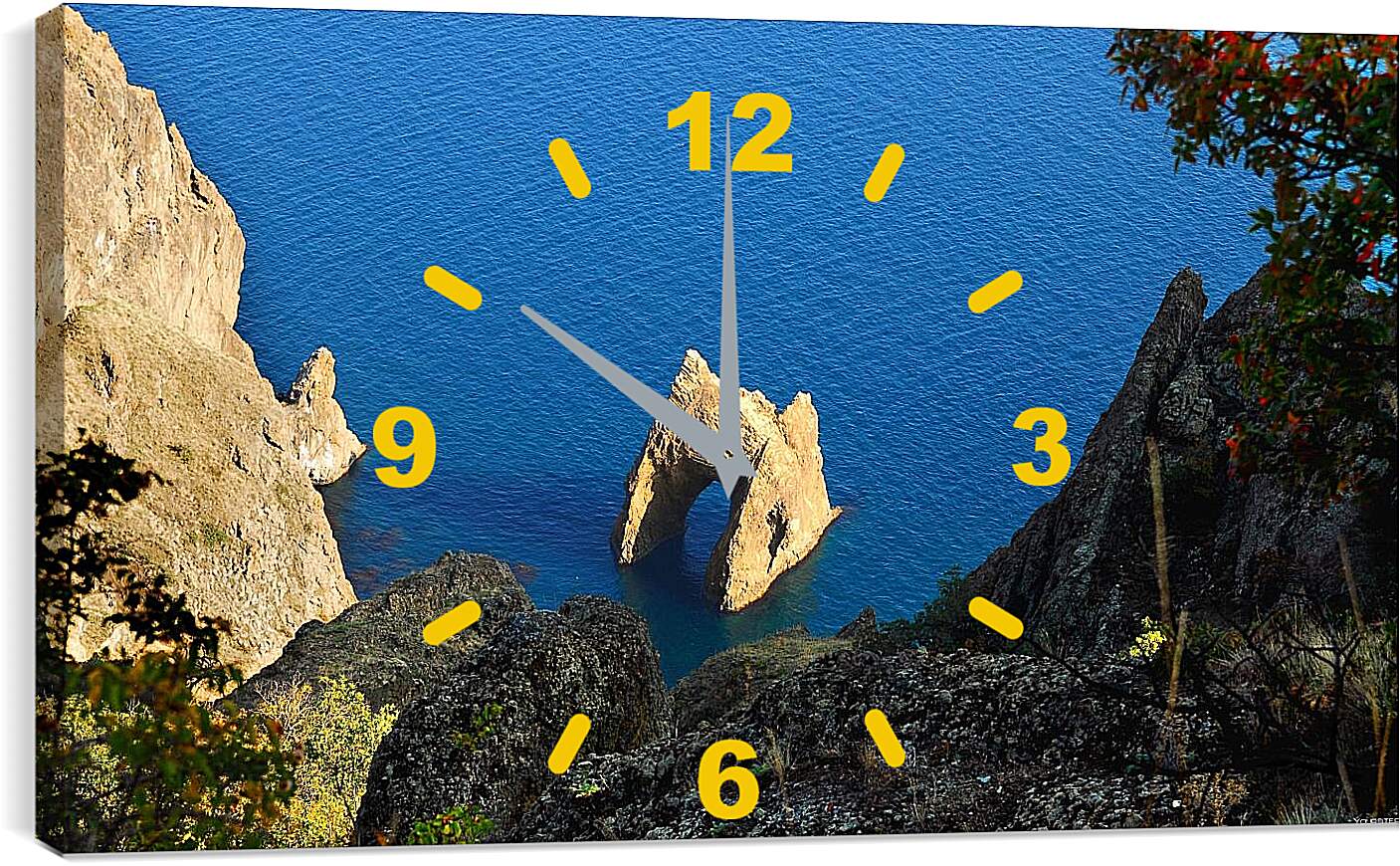 Часы картина - Золотые Ворота. Крым