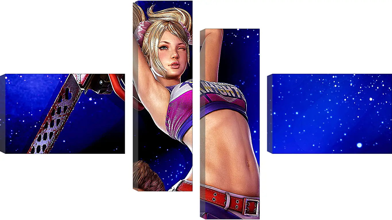 Модульная картина - Lollipop Chainsaw
