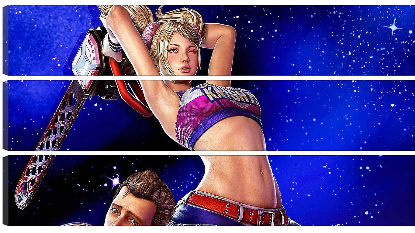 Модульная картина - Lollipop Chainsaw
