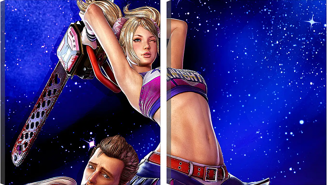 Модульная картина - Lollipop Chainsaw
