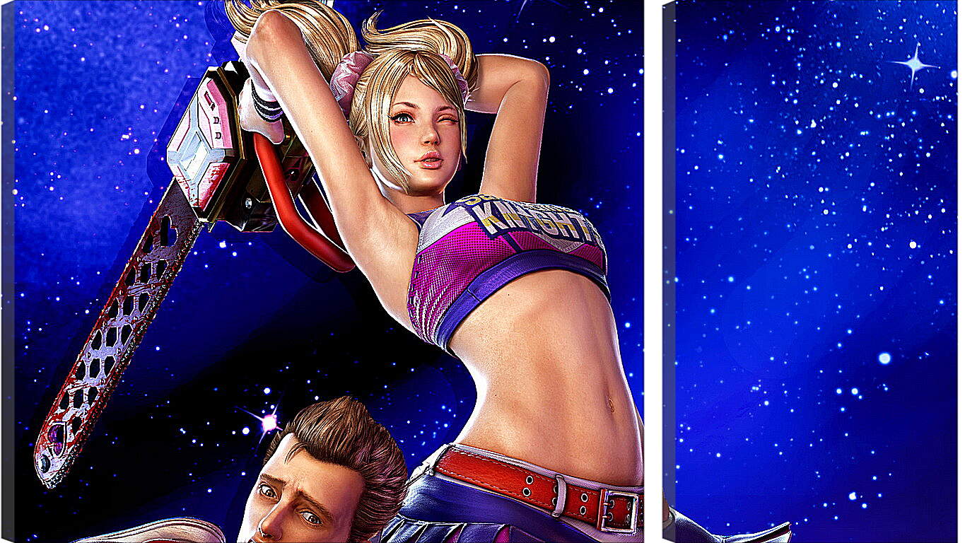 Модульная картина - Lollipop Chainsaw
