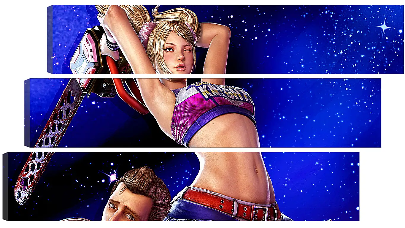 Модульная картина - Lollipop Chainsaw
