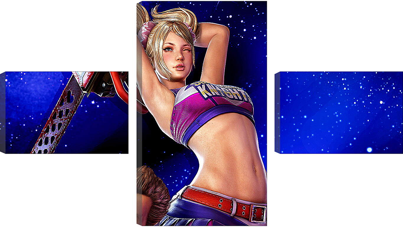 Модульная картина - Lollipop Chainsaw
