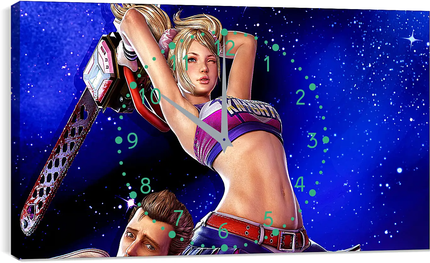 Часы картина - Lollipop Chainsaw
