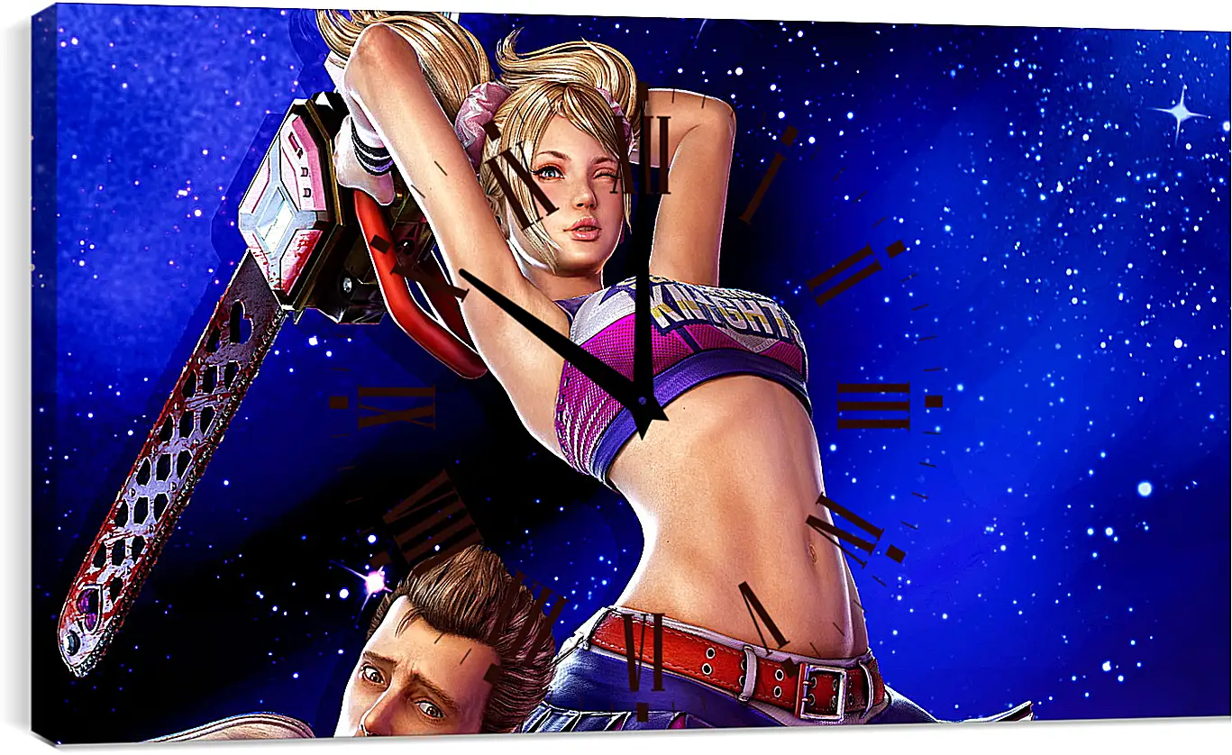 Часы картина - Lollipop Chainsaw
