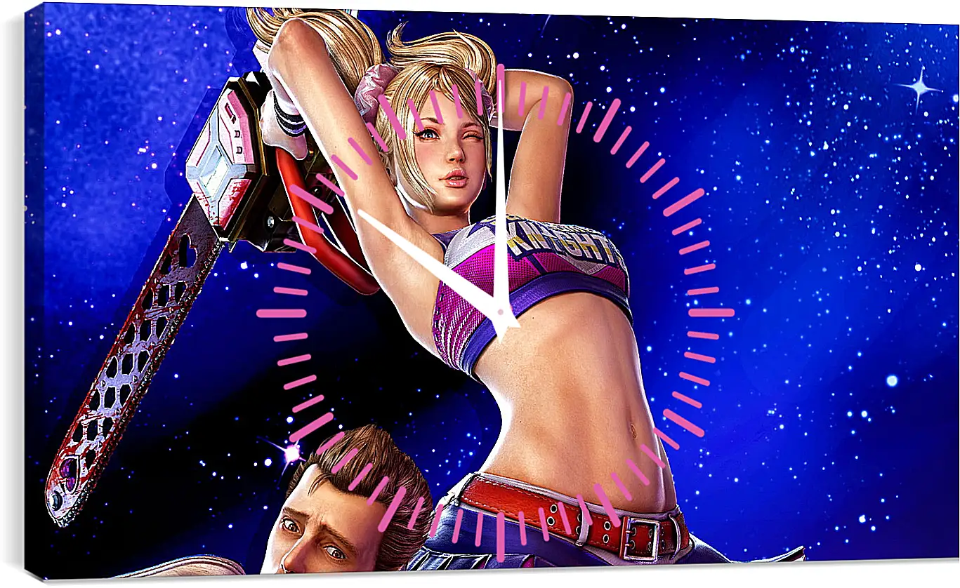 Часы картина - Lollipop Chainsaw
