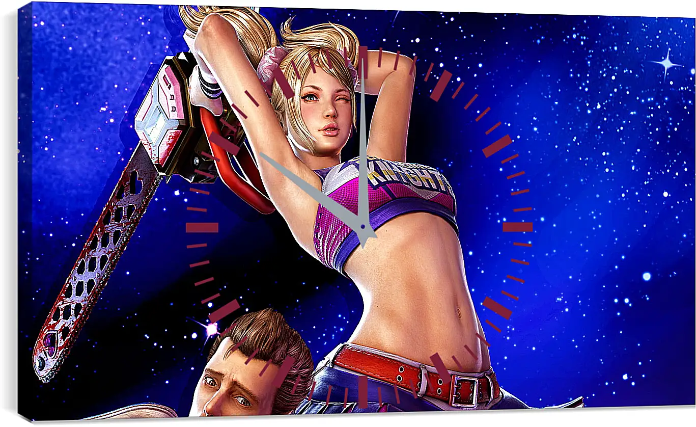 Часы картина - Lollipop Chainsaw
