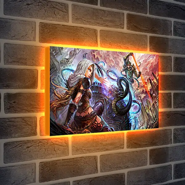 Лайтбокс световая панель - World Of Warcraft