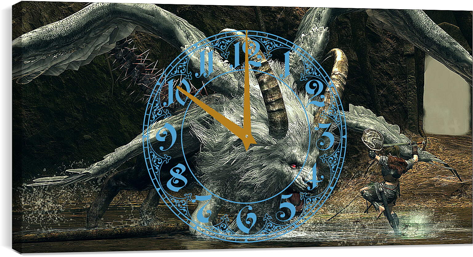 Часы картина - Dark Souls
