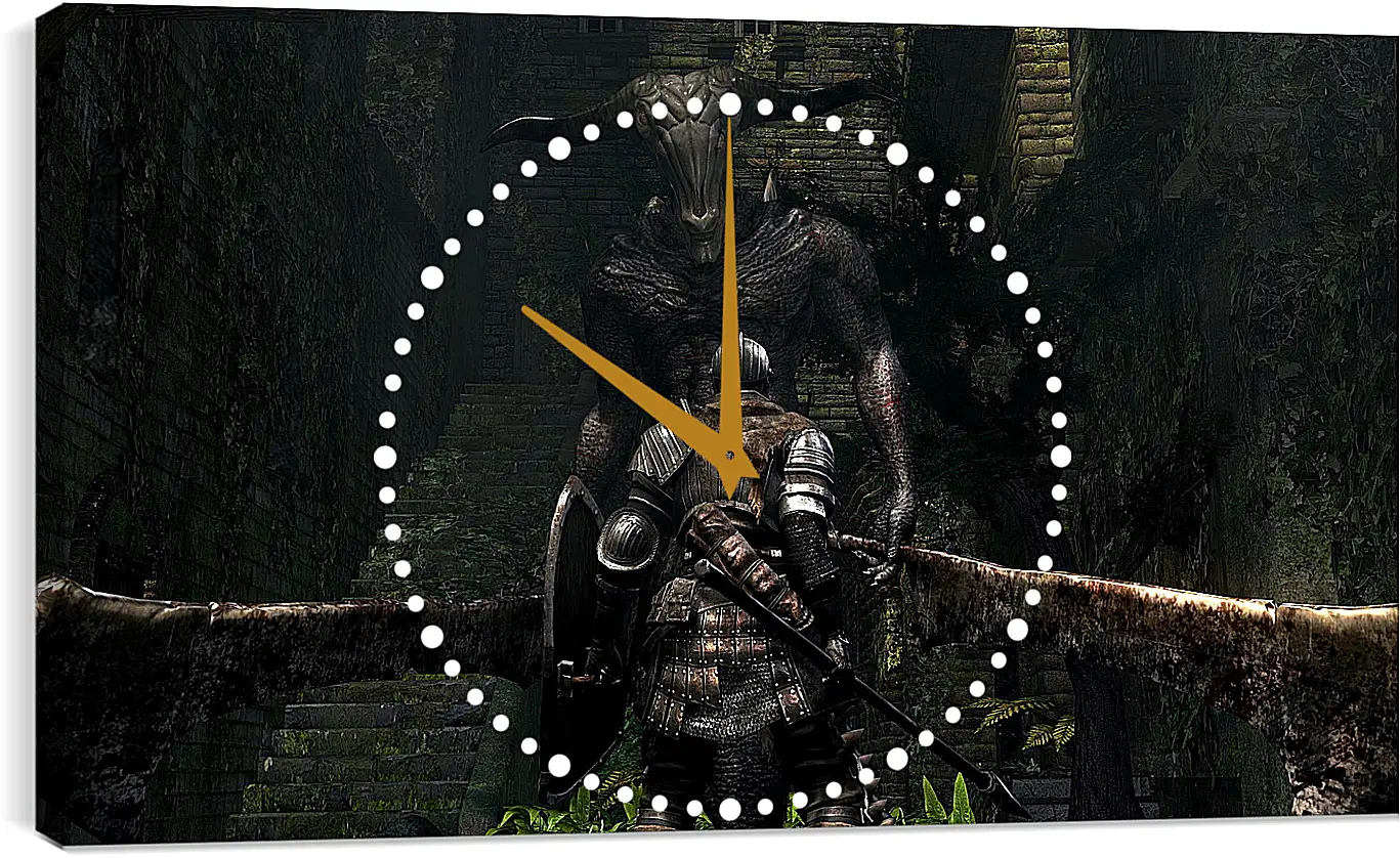 Часы картина - Dark Souls
