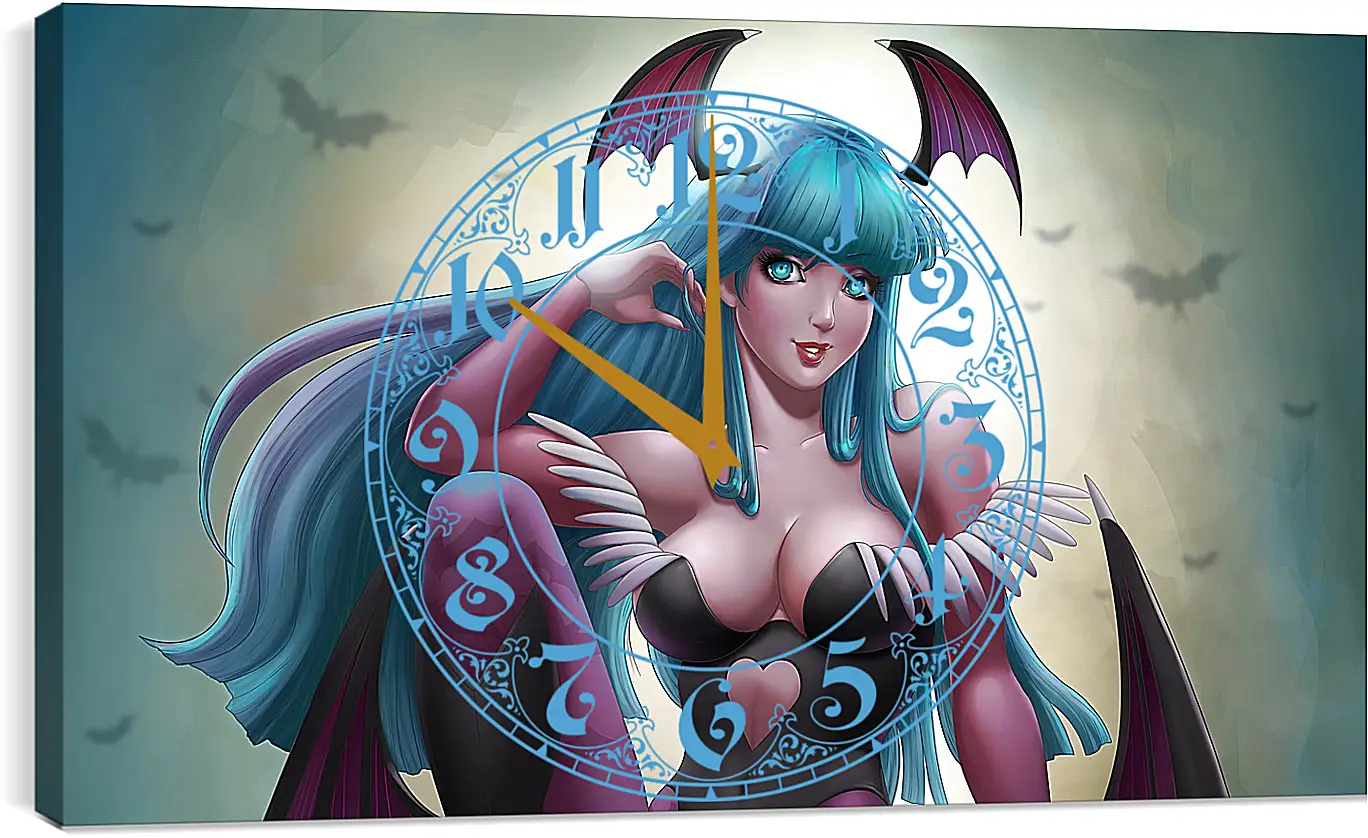 Часы картина - Darkstalkers
