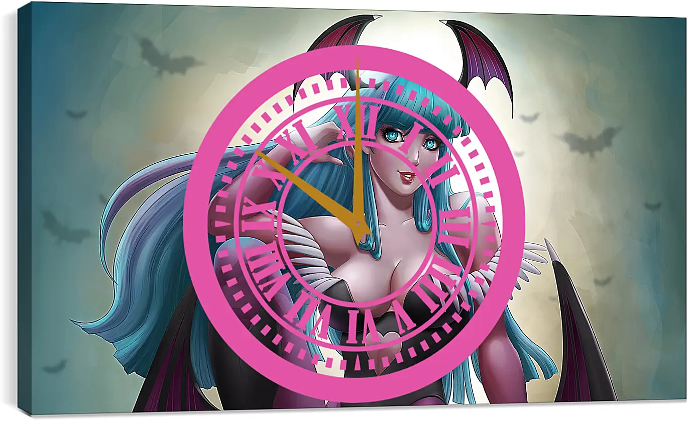 Часы картина - Darkstalkers
