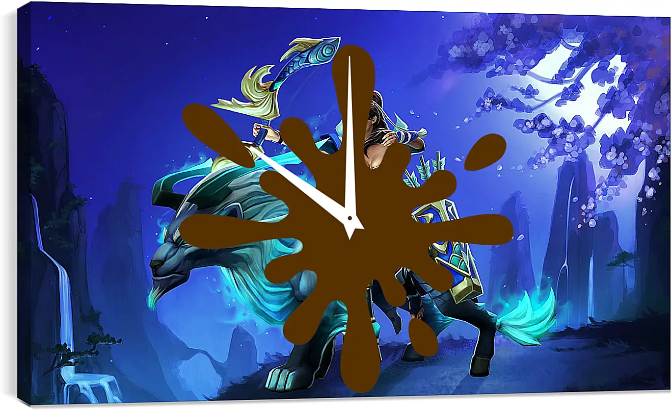 Часы картина - DotA 2