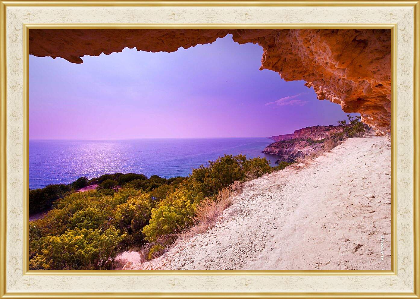Картина в раме - Крымские пейзажи. Крым