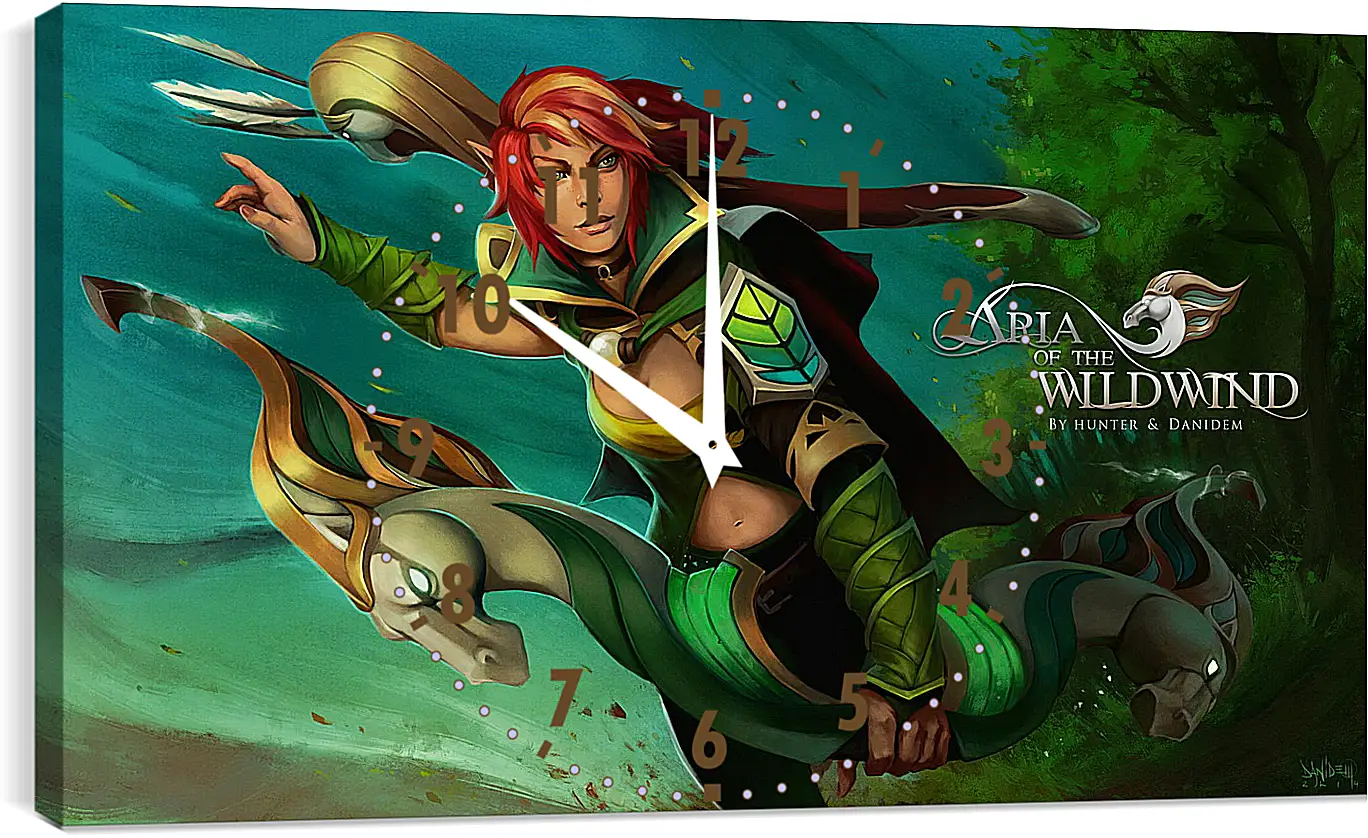 Часы картина - DotA 2