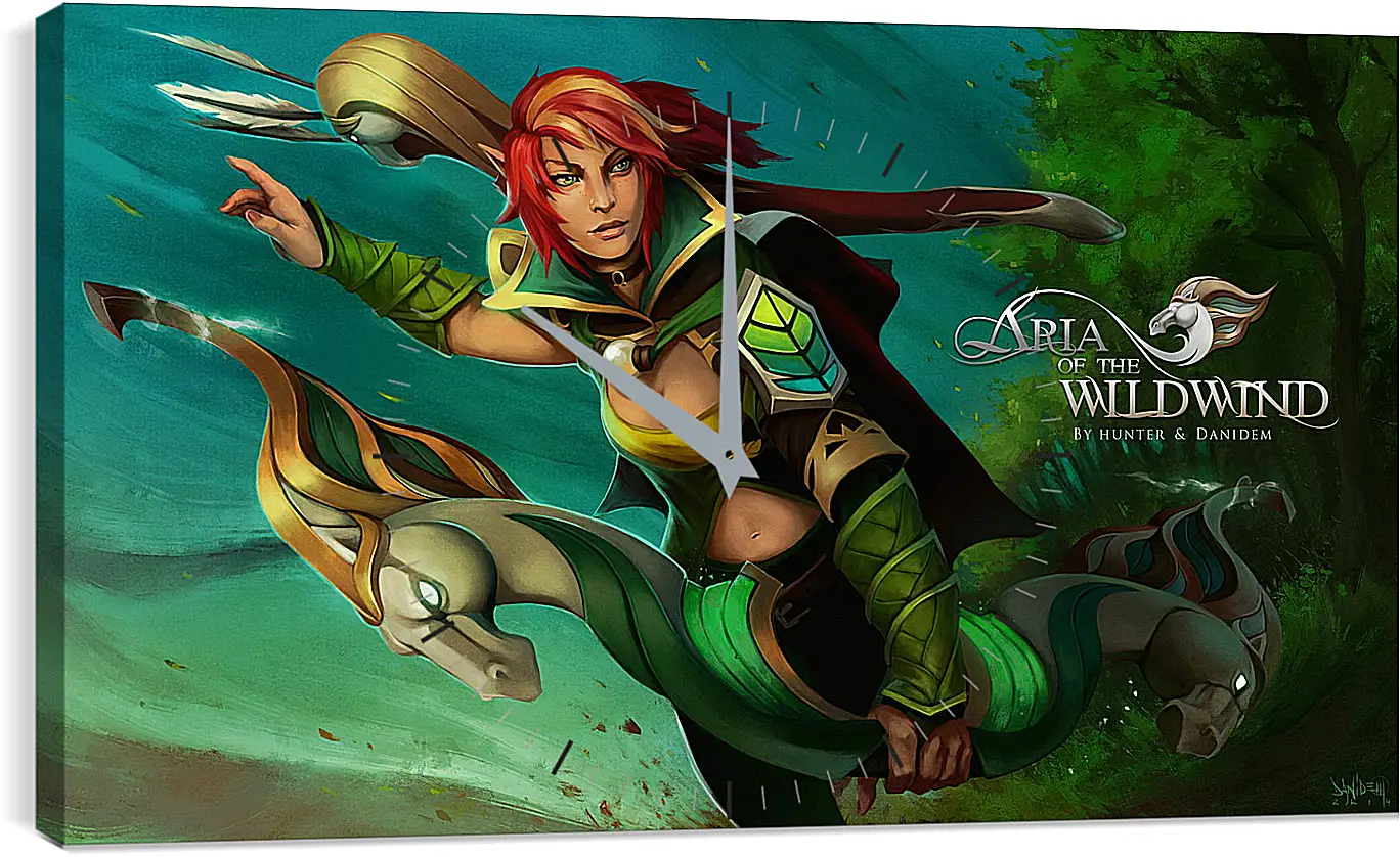Часы картина - DotA 2