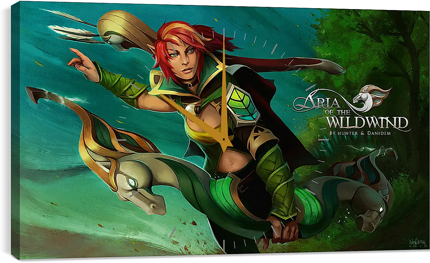 Часы картина - DotA 2