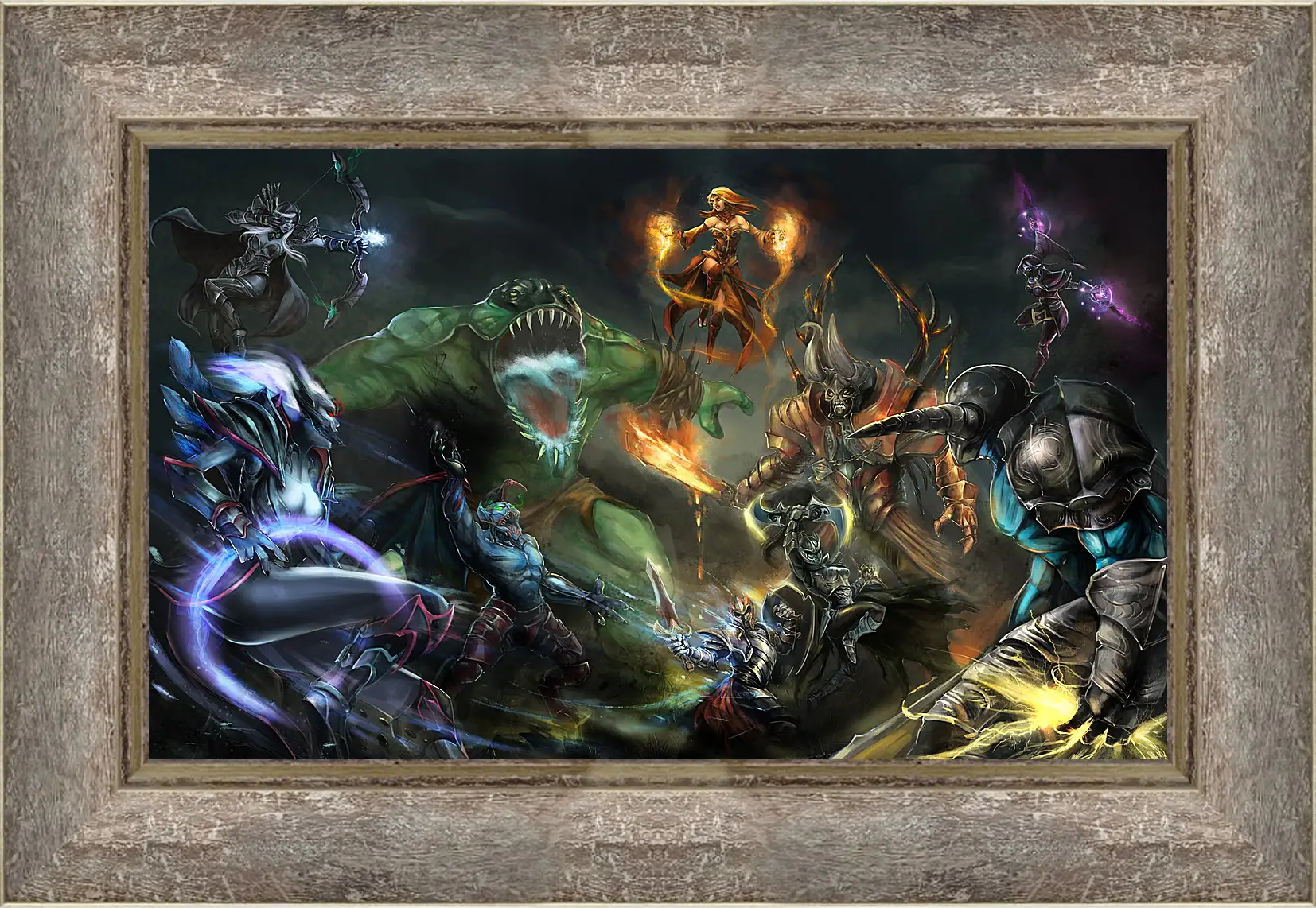 Картина в раме - DotA 2