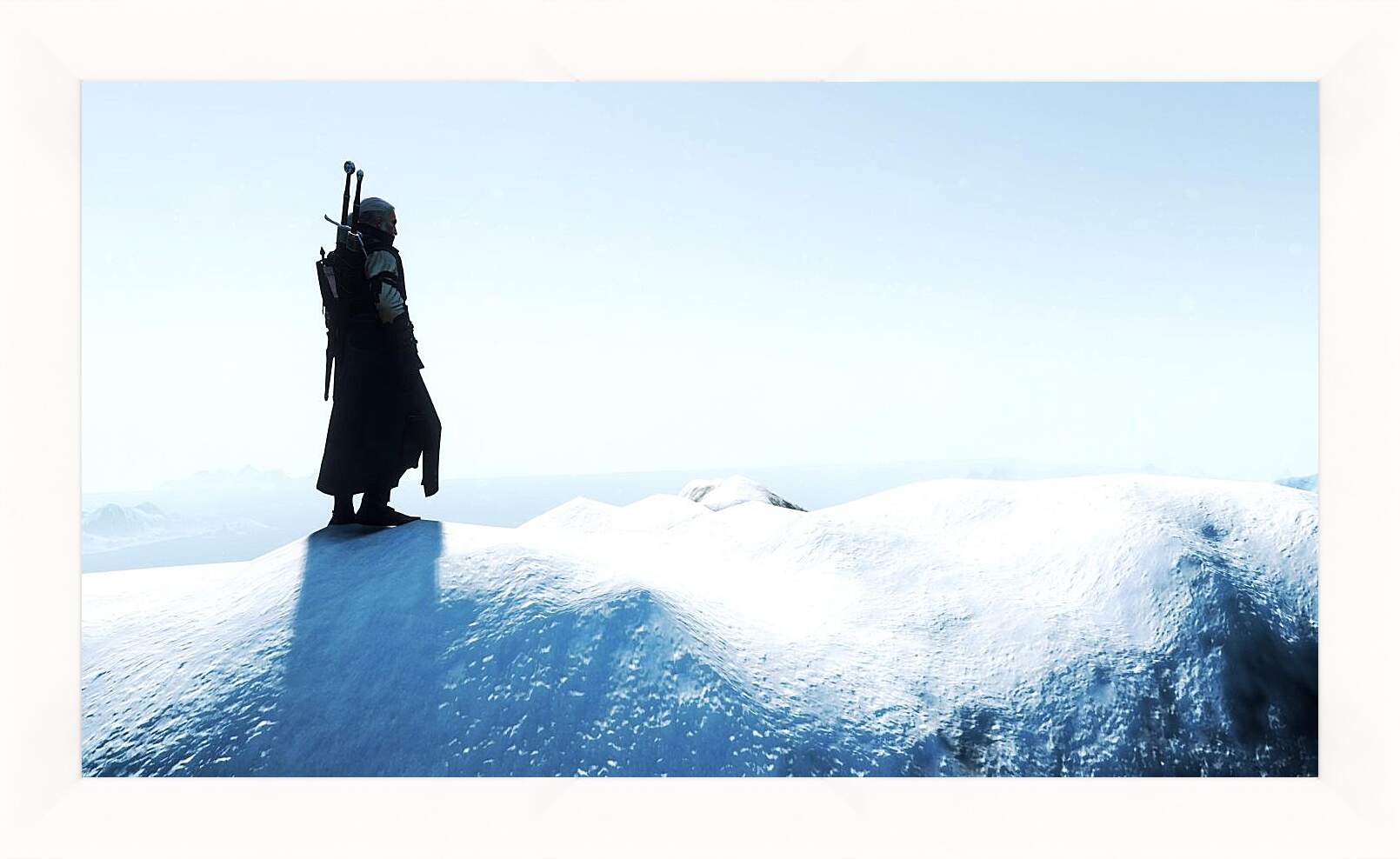 Картина в раме - The Witcher 3 (Ведьмак), Геральт на снежной вершине
