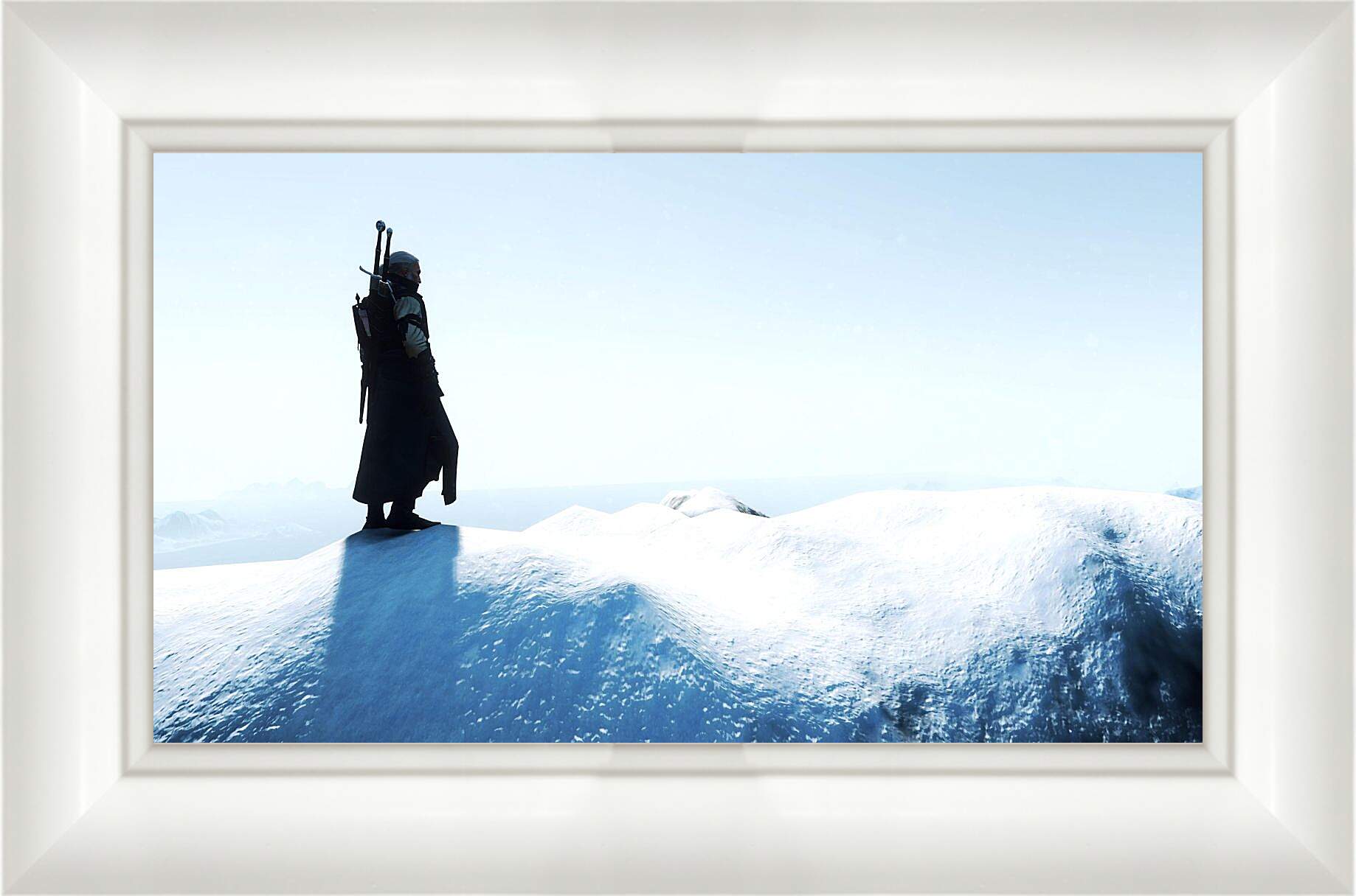 Картина в раме - The Witcher 3 (Ведьмак), Геральт на снежной вершине