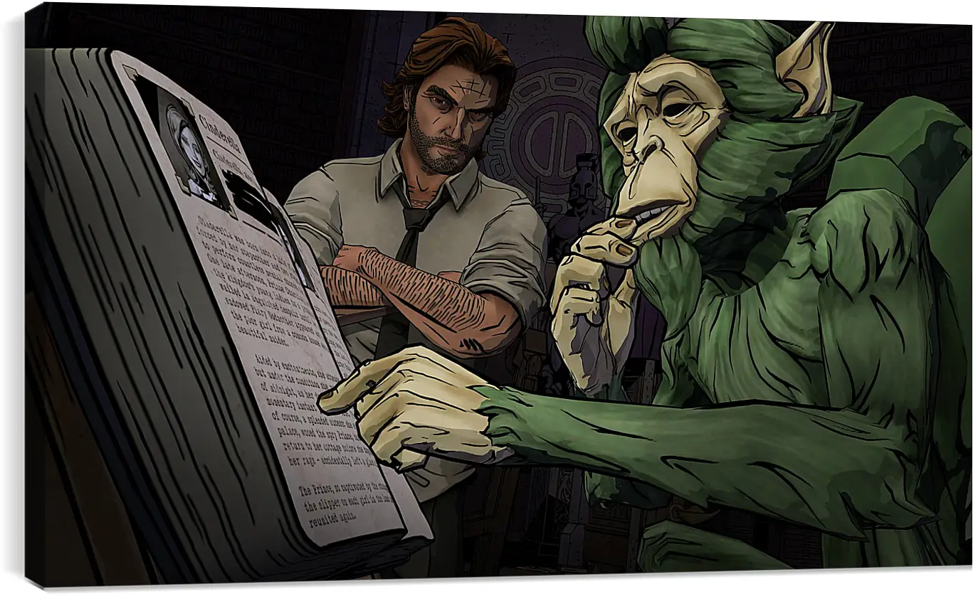 Постер и плакат - Wolf Among Us
